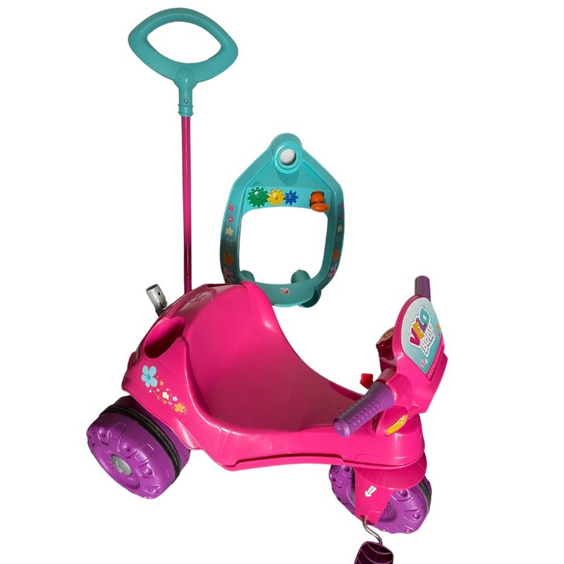 Triciclo Velobaby Disney - Minnie Bandeirante Rosa - Compre Agora