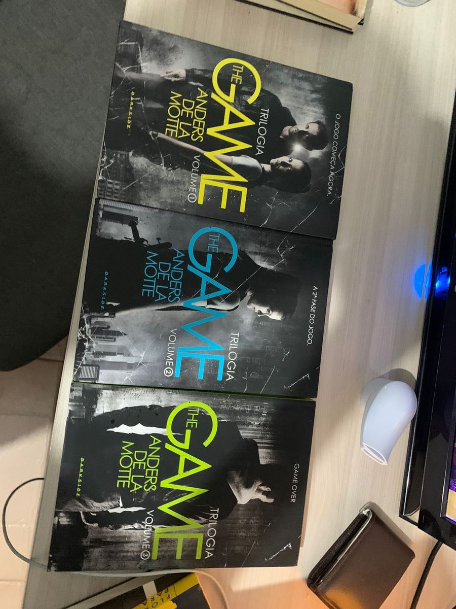 Trilogia The Game Anders de La Motte Livro Nunca Usado 84649323 enjoei