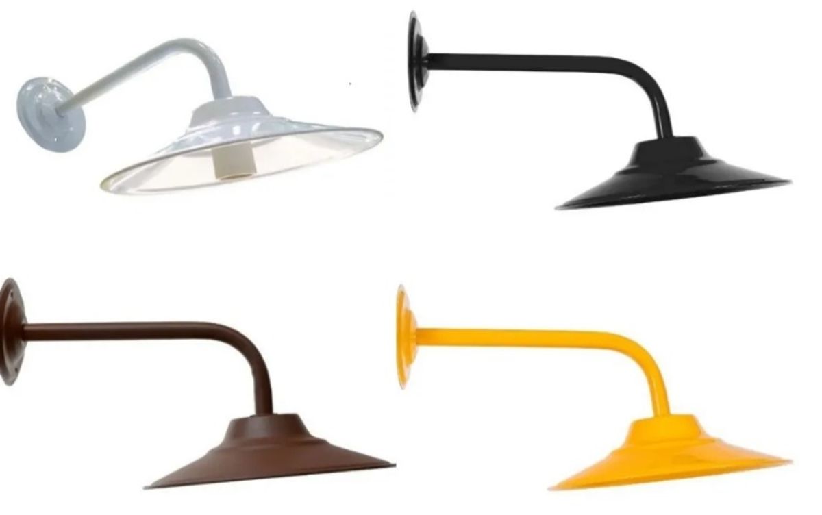 Trio Luminária Externa Vintage (3pçs) Móvel p/ Iluminação Cia Retro