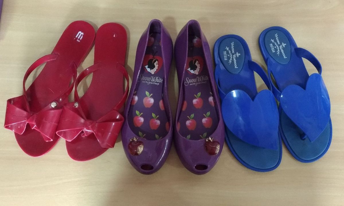 trio melissas - sapatilha melissa