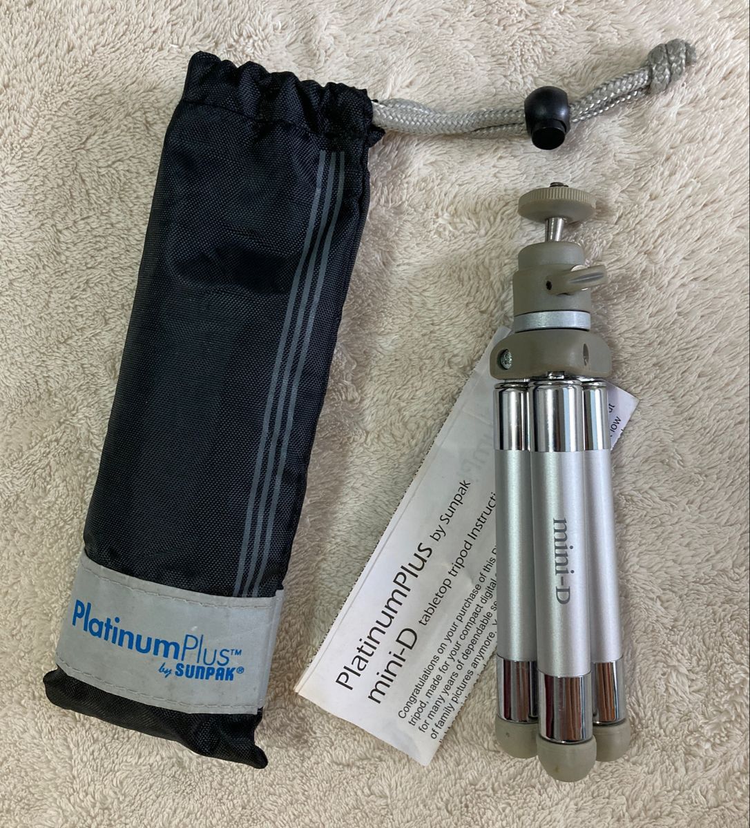 Tripé para Câmera Platinum Plus Minid Sunpak Máquina