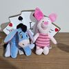 tristonho e porquinho de pelucia da coleção do ursinho pooh da disney - pelúcias disney