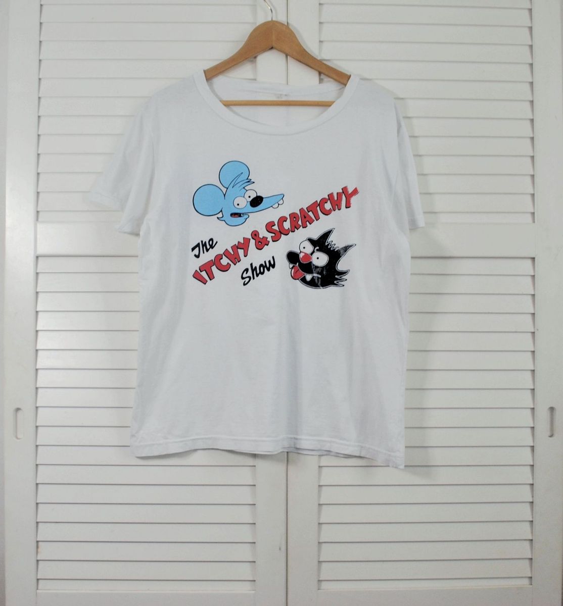 tshirt the itchy and scratchy show - camisetas sem marca