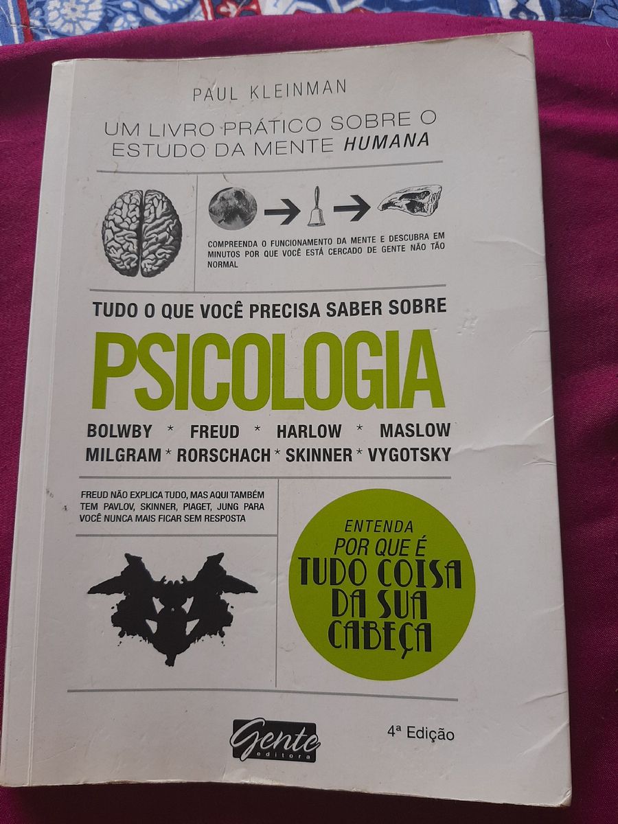 Tudo Que Você Precisa Saber Sobre Psicologia Livro Gente Editora Usado 49927220 Enjoei 8739