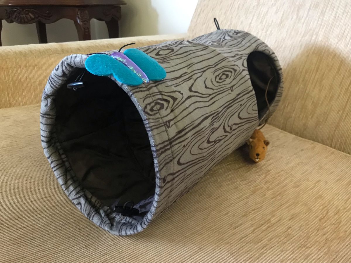 Túnel Kong Play Spaces Burrow para Gatos Item p/ Pet Kong Usado