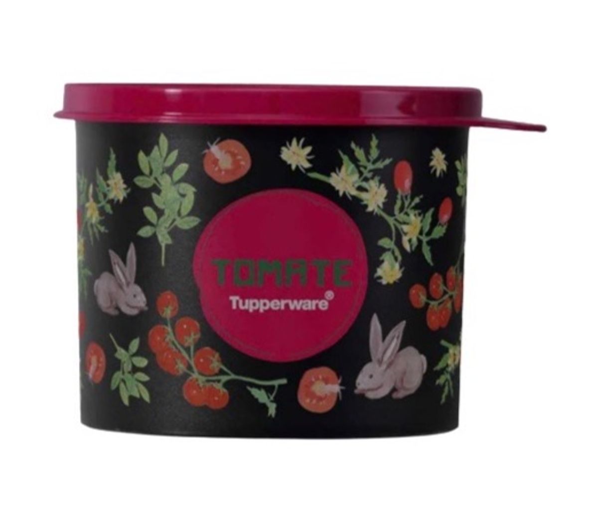 Tupper Redondinha Tupperware Linha Floral Tomate 500ml | Móvel de ...