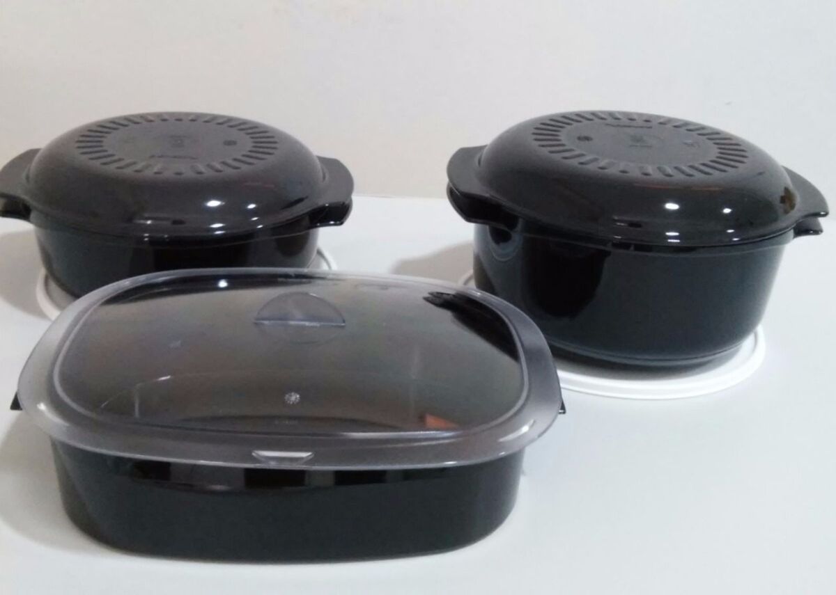 Tupperware Kit Microplus 3 Peças | Móvel de Cozinha Tupperware Nunca ...