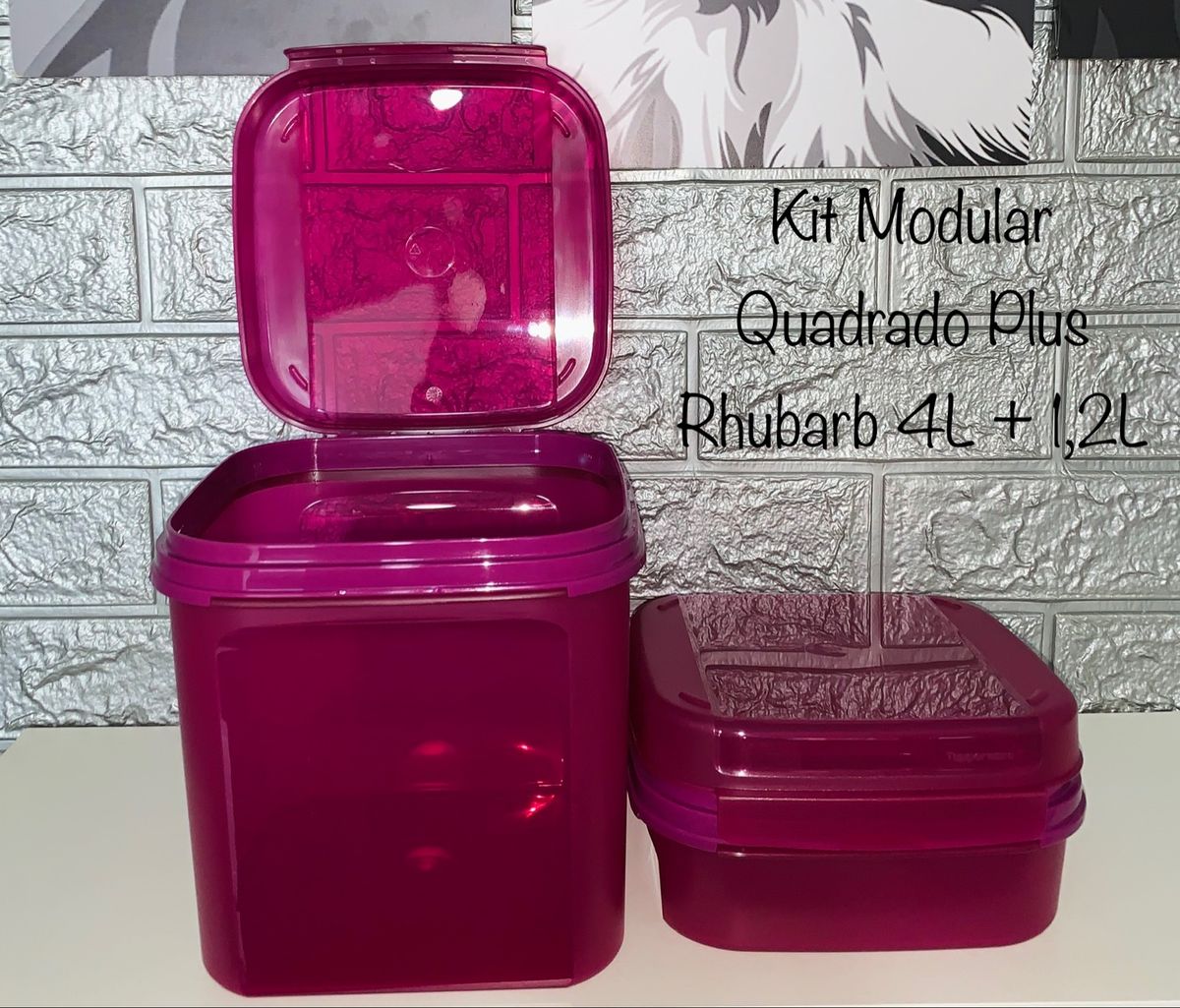 Tupperware - Kit Modulares Quadrado Plus | Móvel de Cozinha Tupperware ...