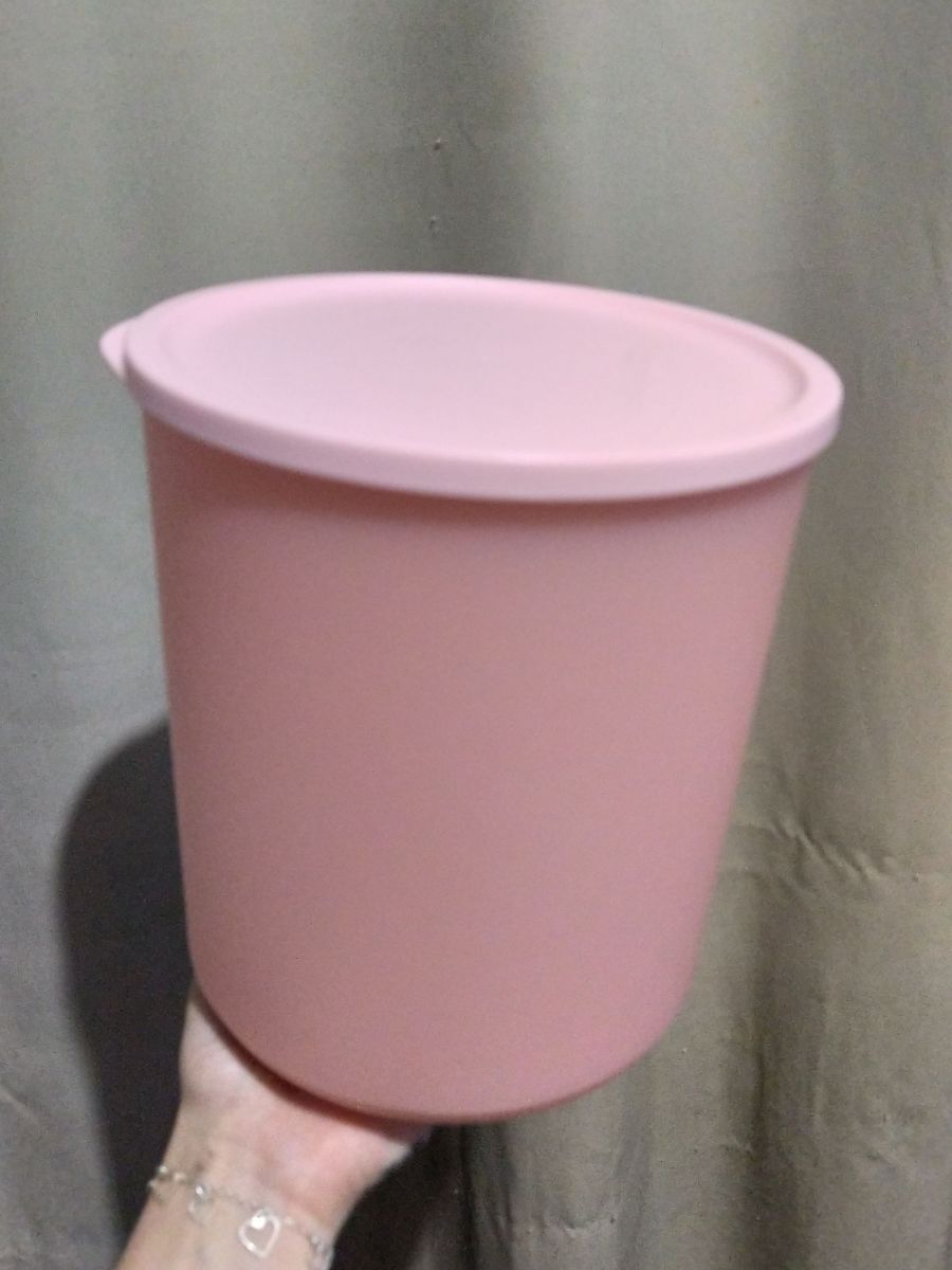 Tupperware Redonda Rosa Nova 3,3l Original Direto de Fábrica Rosinha ...