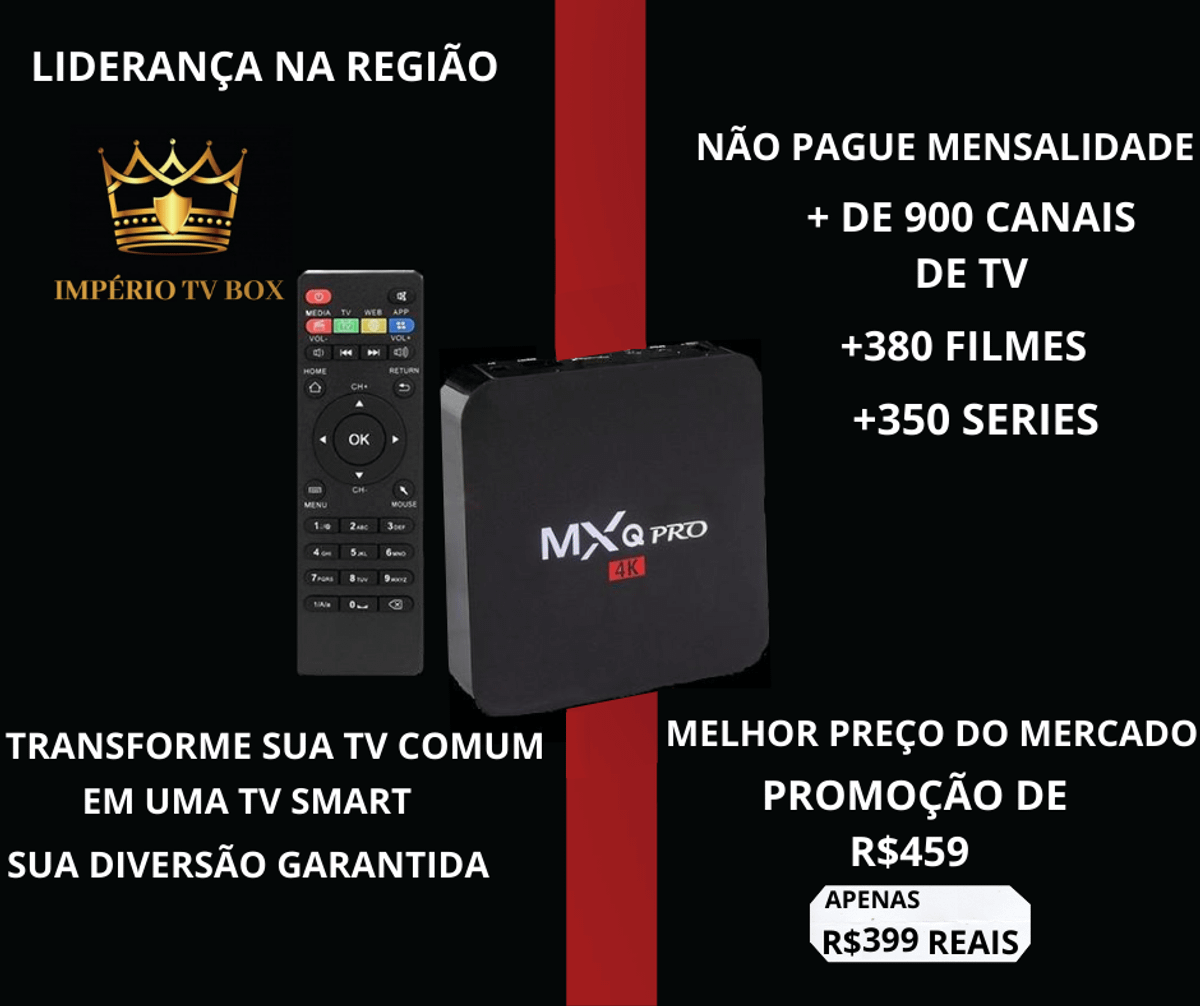 Tv Box 4k com Canais Liberados | Móvel p/ Casa Nunca Usado 56110192 ...