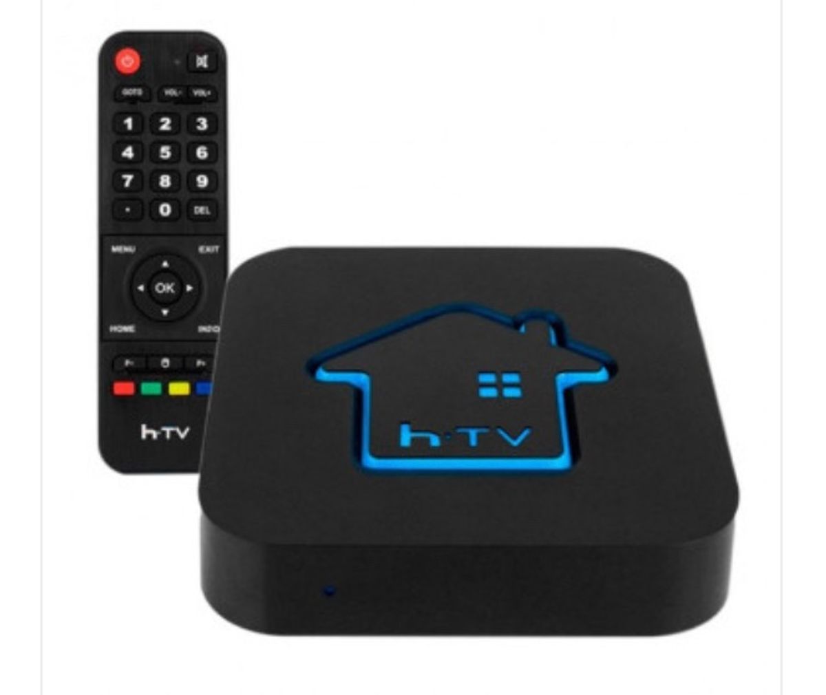 Tv Box Hd Completinho com Controle Remoto Fonte | TV e Display Htv ...