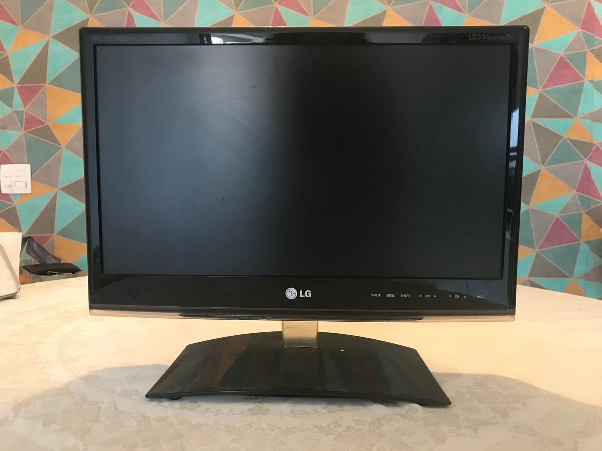 Tv Monitor Led Lcd 185 Modelo M1950a Cacareco Lg Usado 55483550 Enjoei 9356