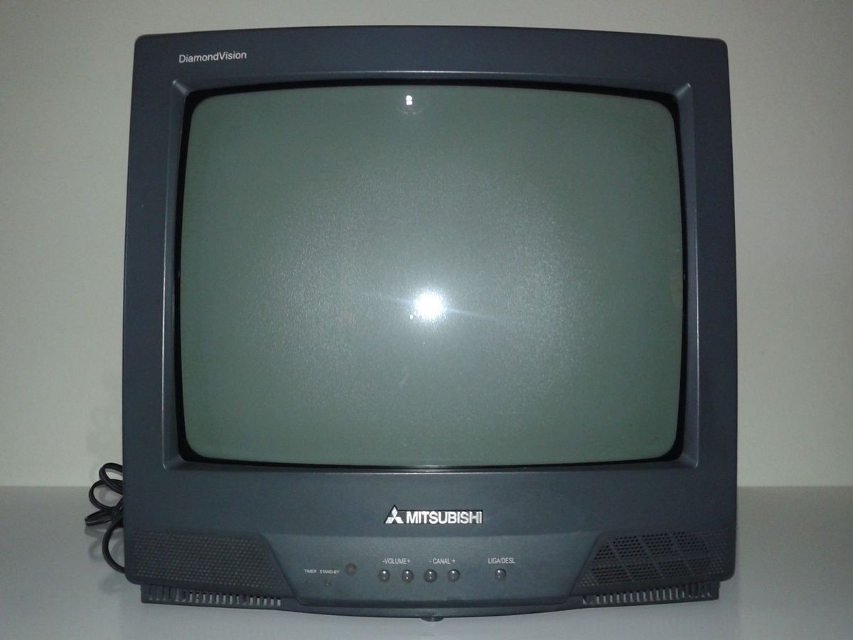 Tv Tubo Mitsubishi 14 Polegadas Diamond Vision TV e Display