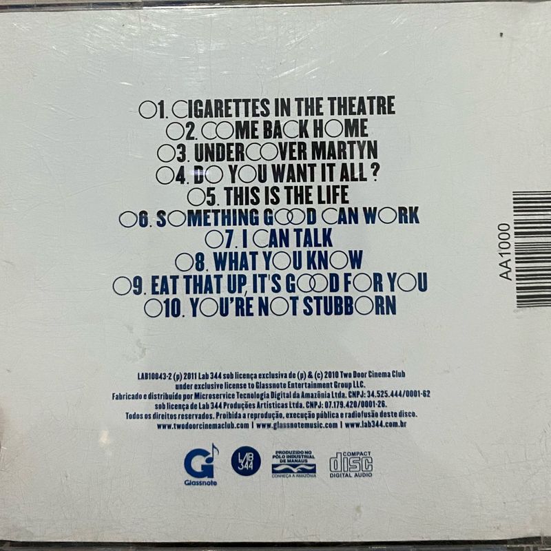 【3枚1100円】TWO DOOR CINEMA CLUB ツーリストヒストリー 3枚1100円】TWO DOOR CINEMA CLUB ツーリストヒストリー 3枚1100円