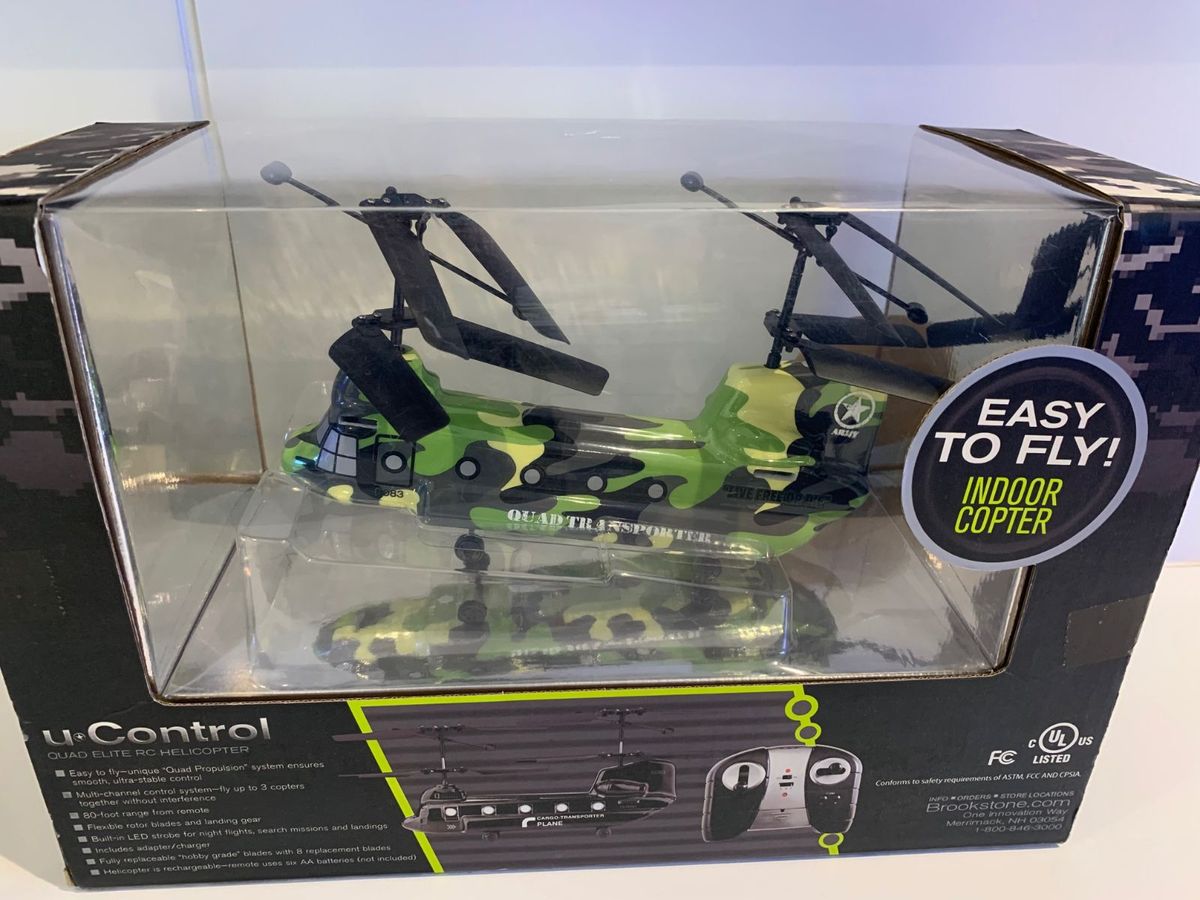 U Control Quad Elite Rc Helicopter Acess rio p Videogame Brookstone Nunca Usado 37218735 enjoei