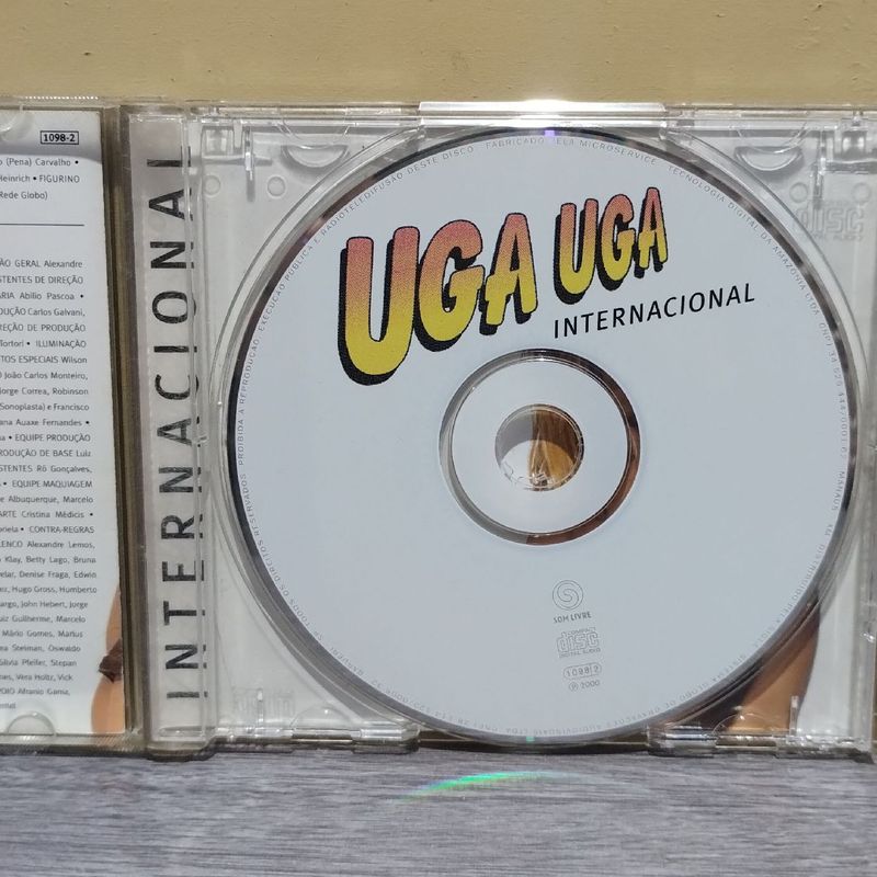 Cd Trilha Sonora Novela Uga Uga (2000) - Original!