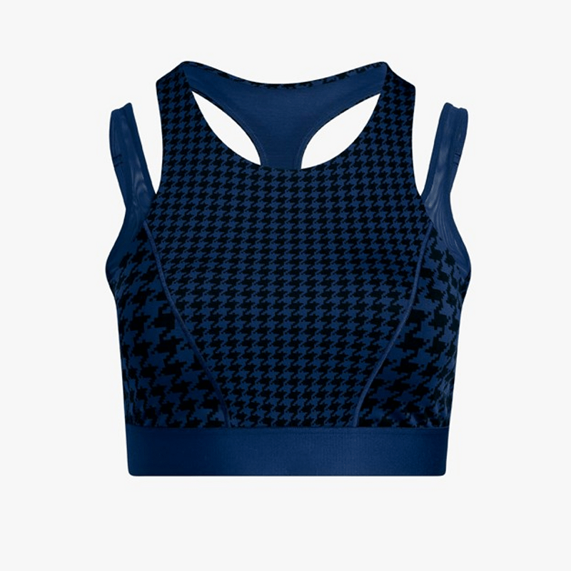 Última Unidade - Top Halls Of Ivy Halter Bra Print - Dark Blue - Novo -  Original, Blusa Feminina Adidas X Ivy Park Nunca Usado 91463227