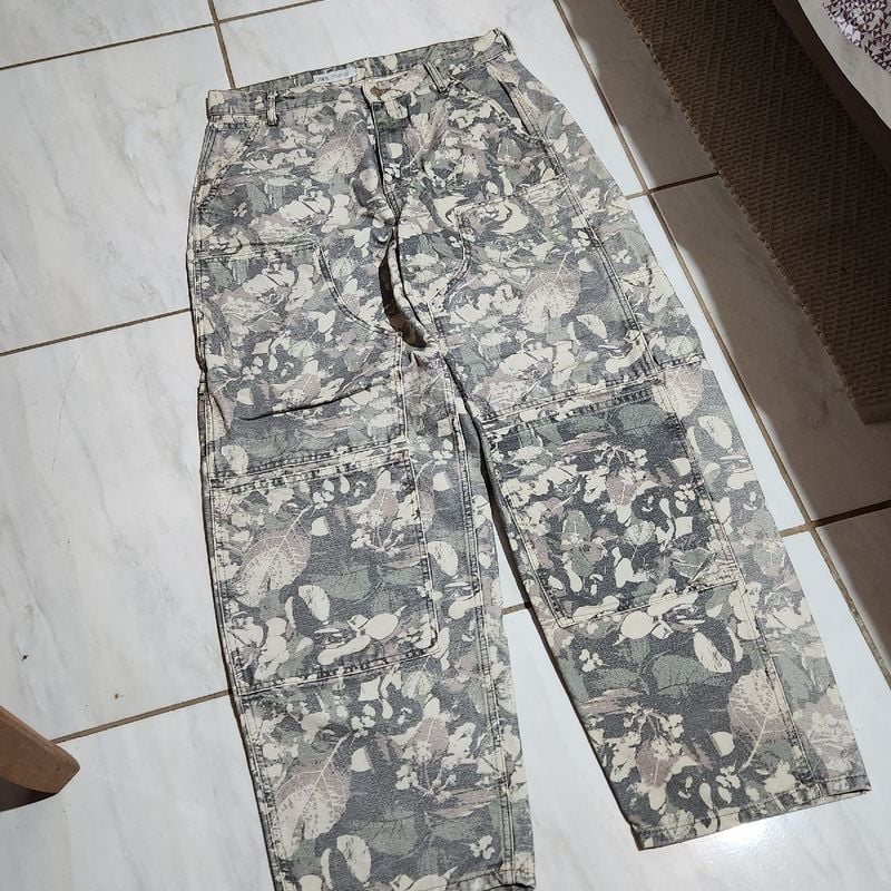 Ultra Baggy Carpenter Pants Camuflada Zara Zara Usado 114447564