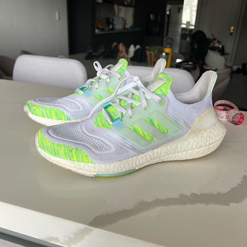 Ultraboost 22 Verde Tênis Feminino Adidas Usado 94976435 enjoei