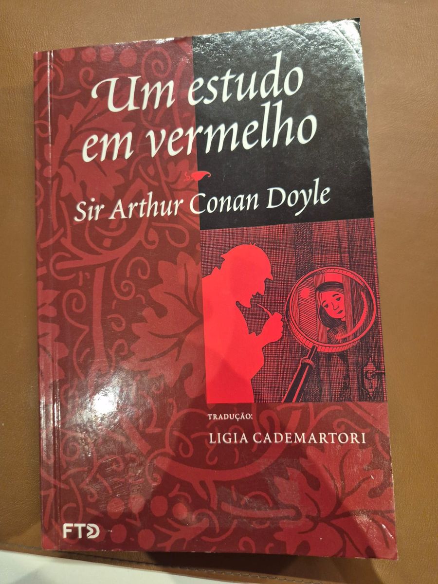Um Estudo em Vermelho por Arthur Conan Doyle | Livro Editora Ftd Usado ...