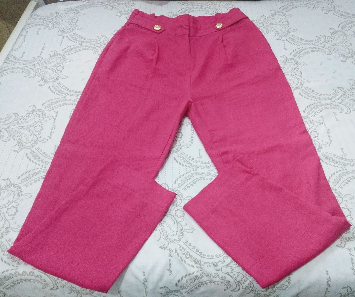 calça pink renner