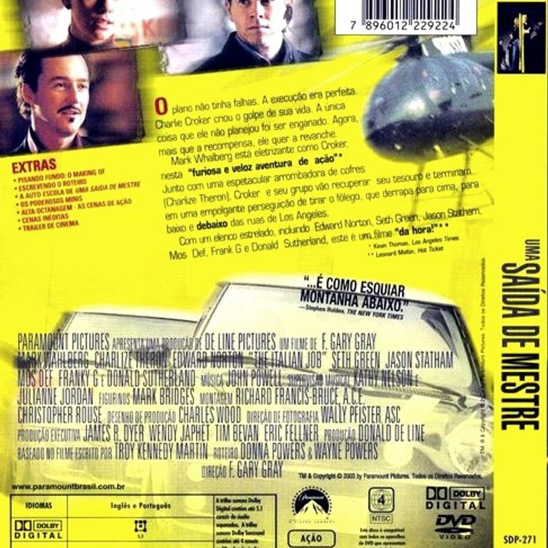 Uma Saída de Mestre - Dvd Ação Original Lacrado Dublado