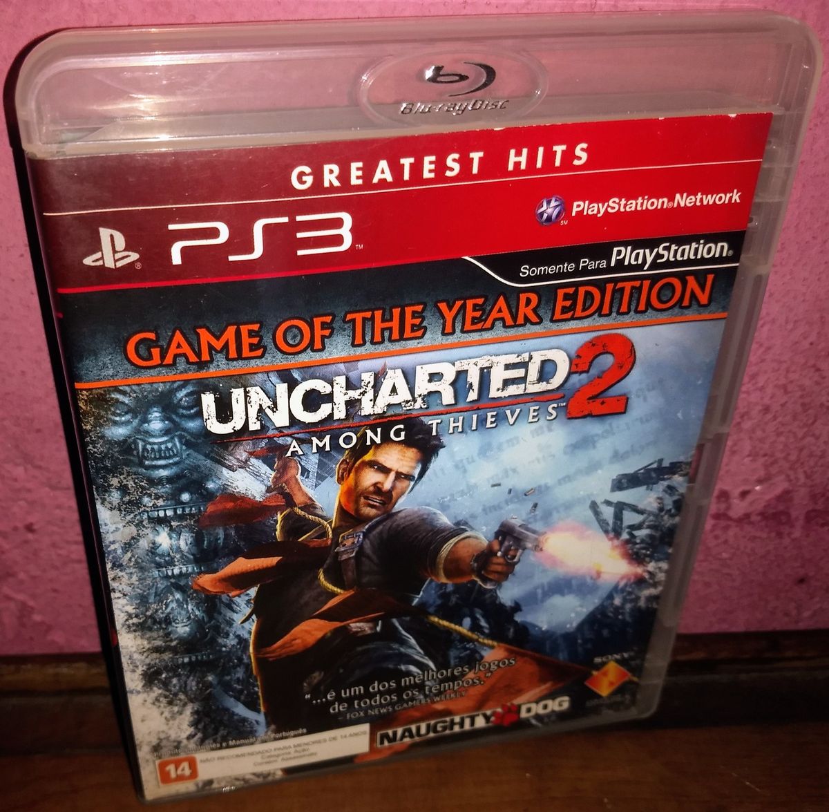 Jogo Ps3 Uncharted 2 Among Thieves Mídia