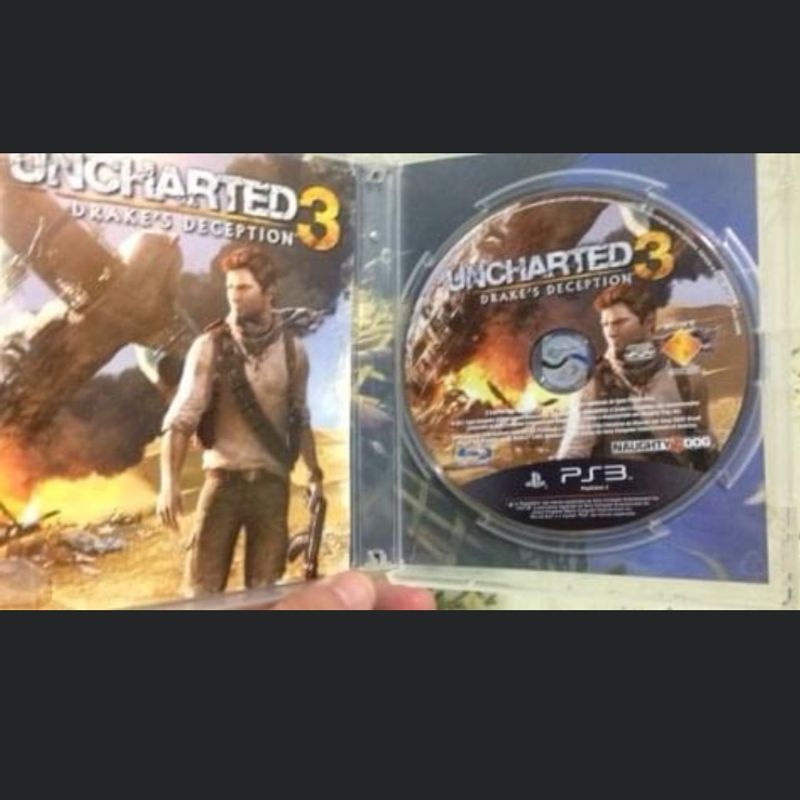 Uncharted 3 - Jogo PS3 Mídia Física