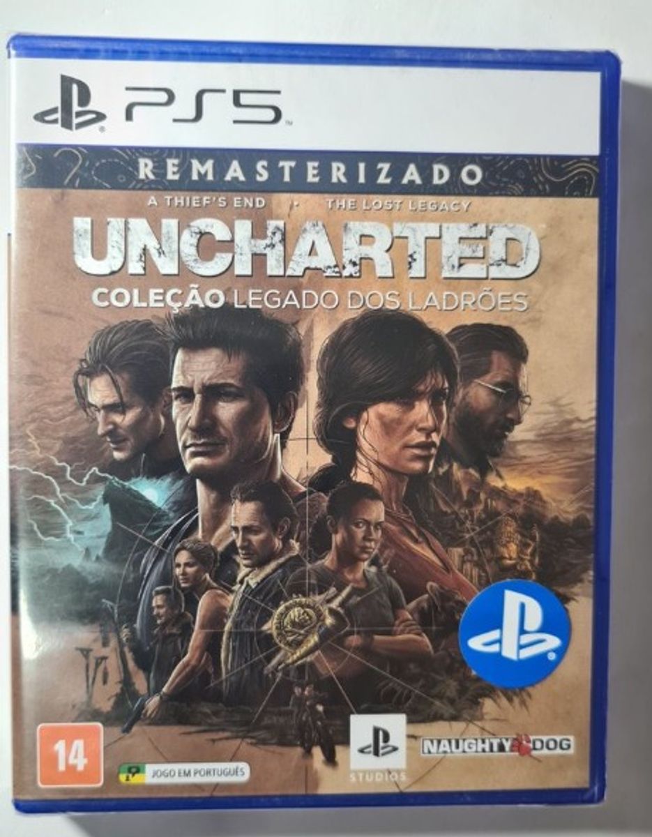Jogo Uncharted Colecão Legado dos Ladrões - PS5