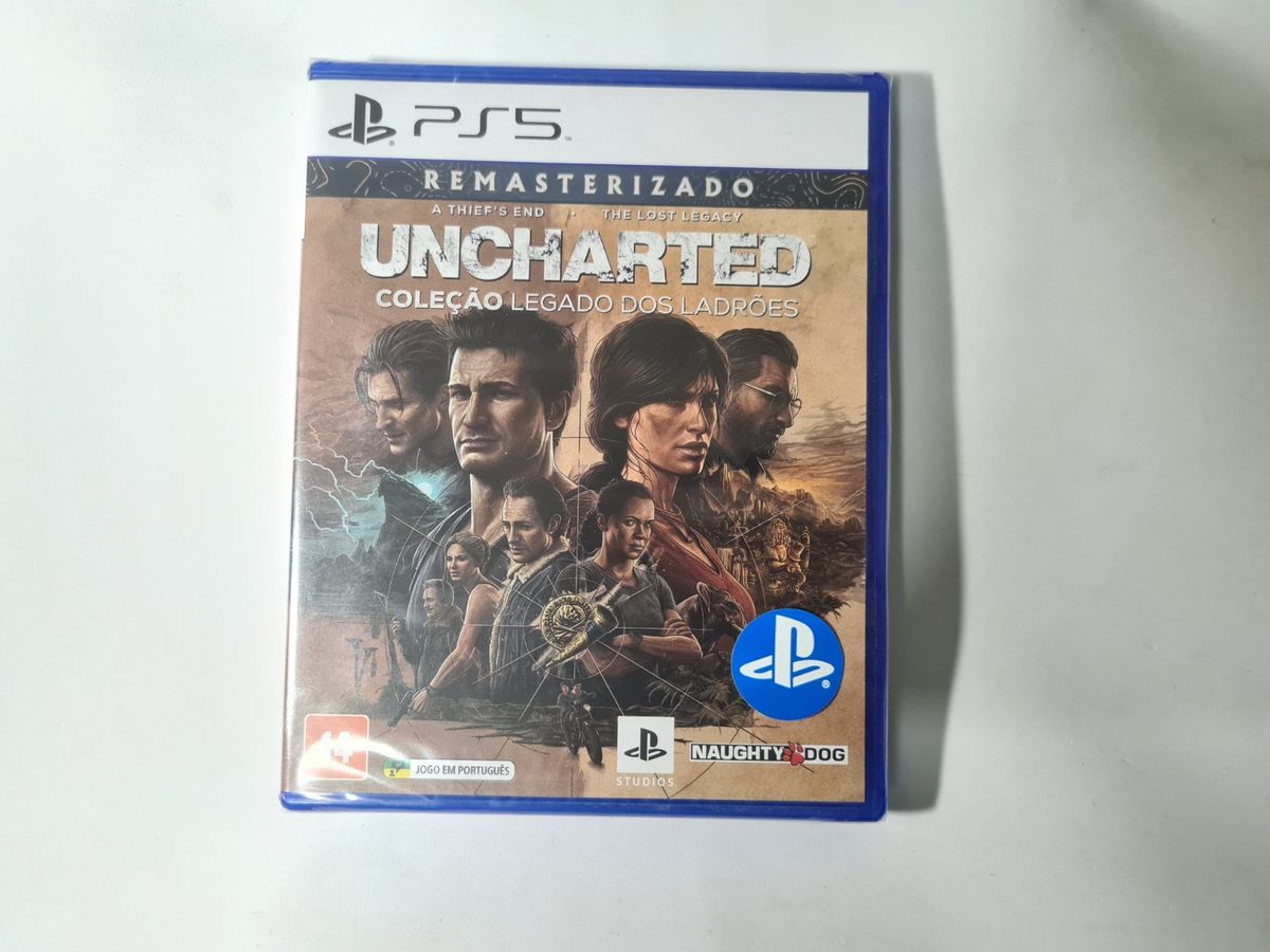 Uncharted Collection Ps4 Mídia Física Lacrado