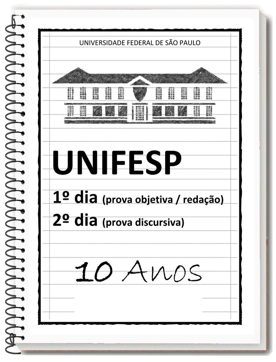 Unifesp 2023/2024 Apostila de Provas + Gabarito + Folhas de Redação