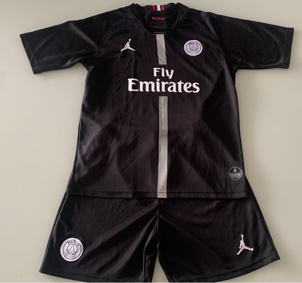 Camisa paris saint germain preta, extra