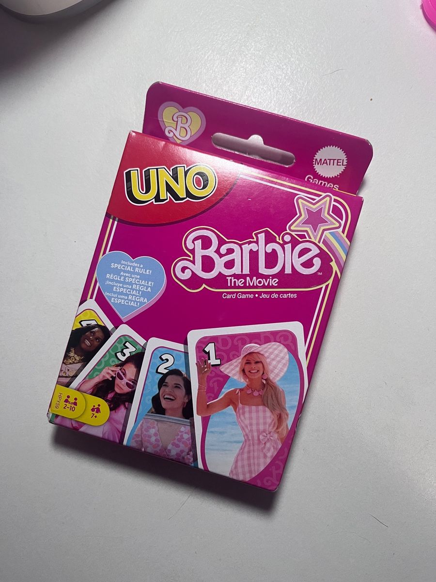 UNO Jogo de Cartas Barbie O Filme