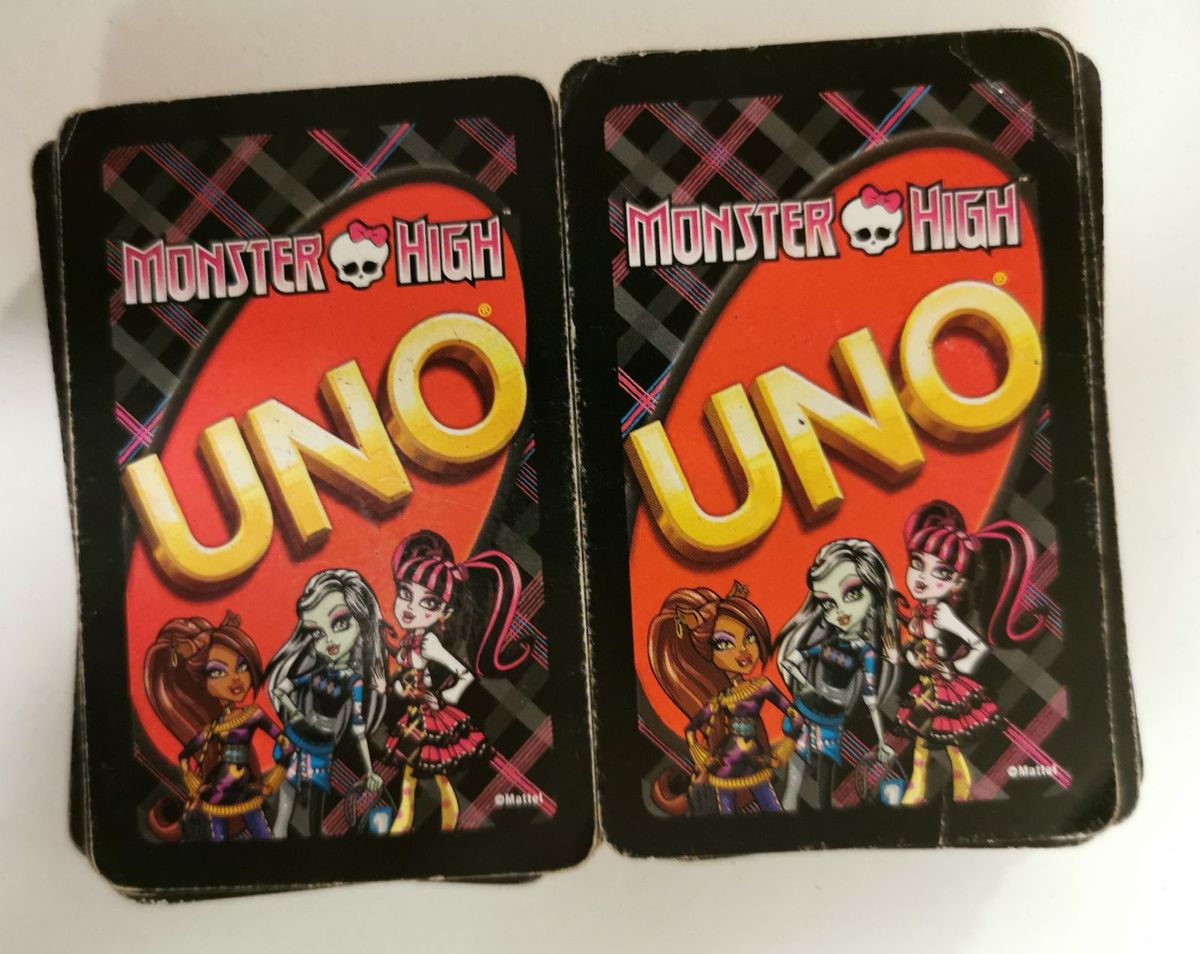 Uno Monster High | Brinquedo Uno Usado 50407491 | enjoei