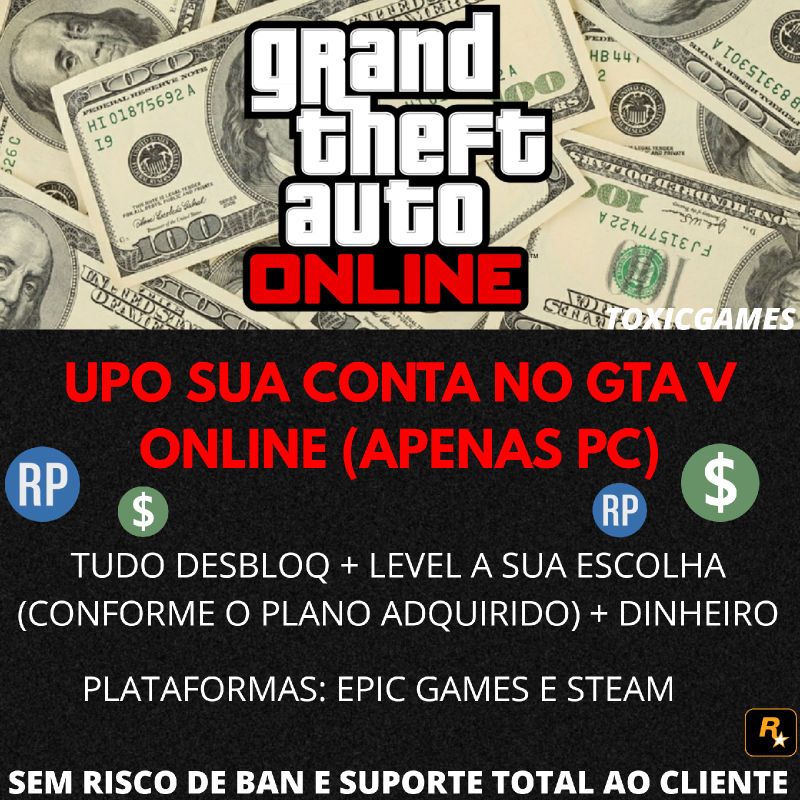 Grand Theft Auto V - Gta 5 Online - Up De Contas