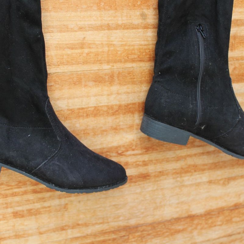 Usada 1x Drezzup Bota Over The Knee Suede Amarra o Tam 38 Bota