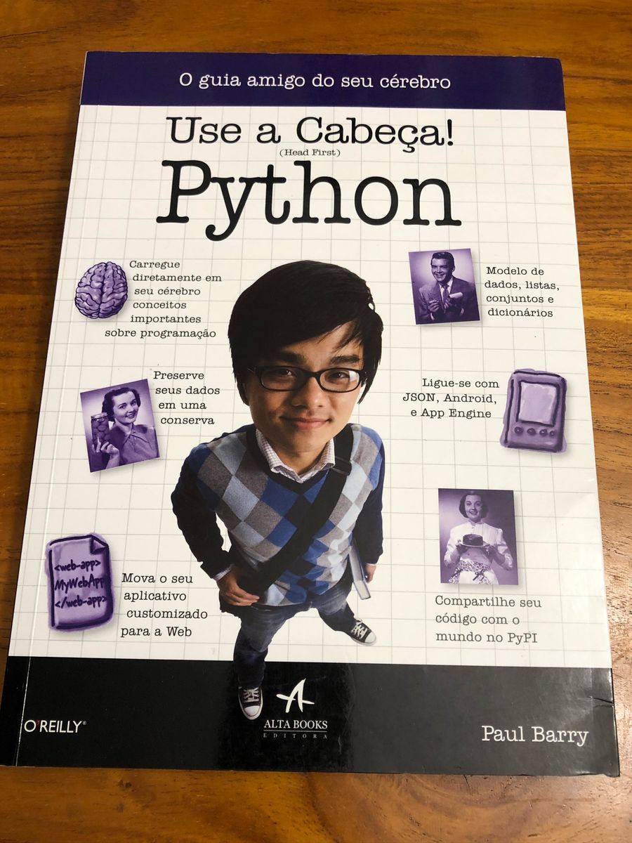 Use a Cabeça: Python 3 | Livro O’reilly/Alta Books Usado 50459963 | enjoei