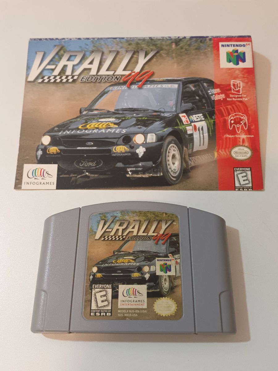 V-rally 99 Original Americano N64 Nintendo 64 | Jogo de Videogame ...