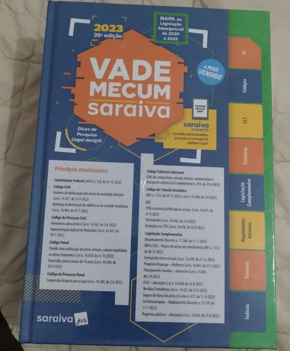 Vade Mecum Saraiva 2023 | Livro Saraiva Nunca Usado 84936123 | Enjoei