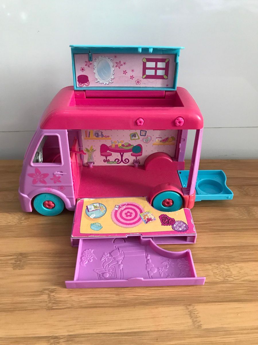 Polly Pocket - Playsets Antigo Completo - Trailler Pop Up Glamper Vehicle e  Pop Up Destinations, Brinquedo Mattel Usado 82983707