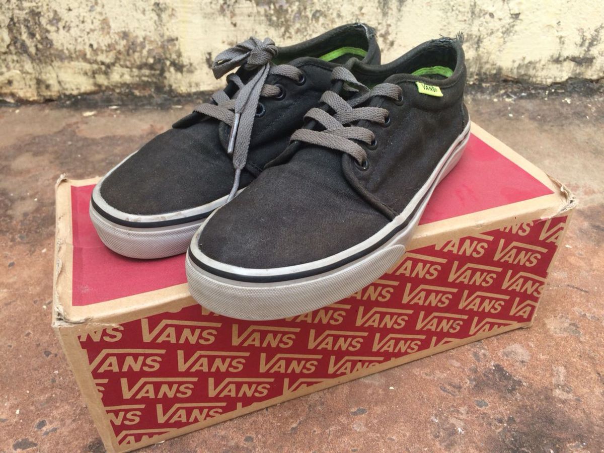 vans vulcanized preto