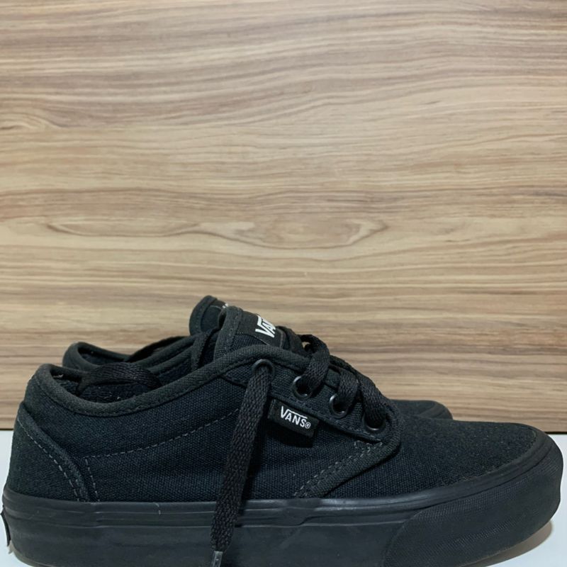 All black retro vans sales