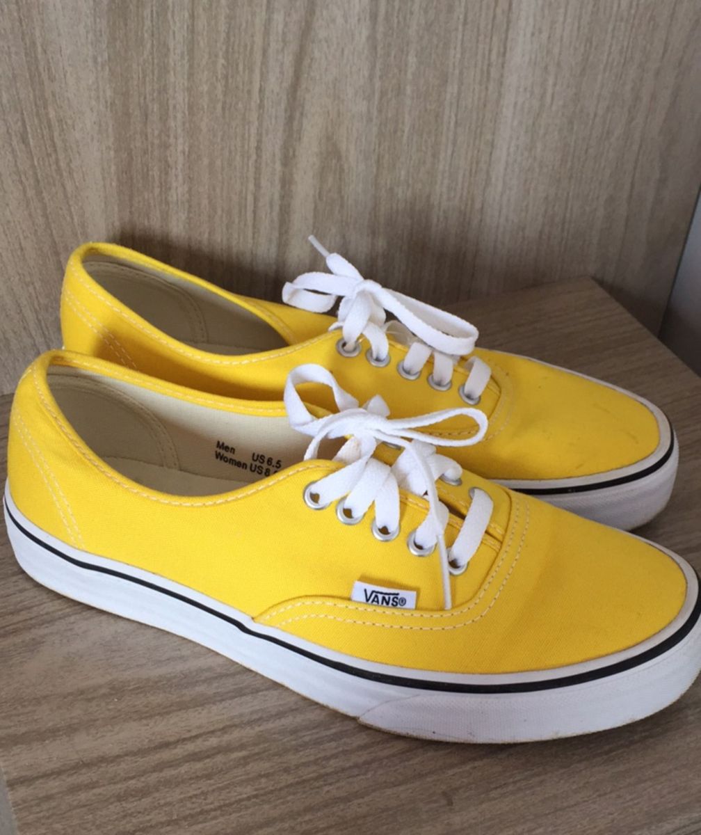 tenis amarelo vans