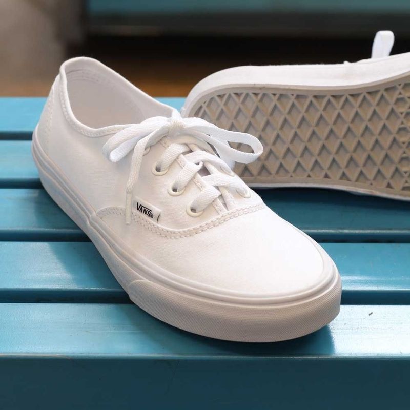 Vans Authentic Branco Nº35 | Tênis Feminino Vans Nunca Usado 42224096 |  enjoei