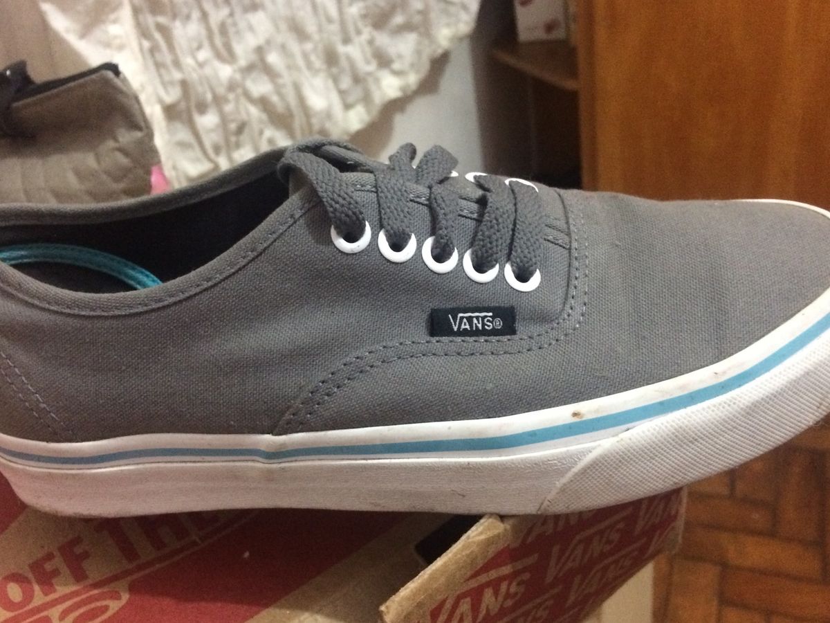 vans cinza authentic