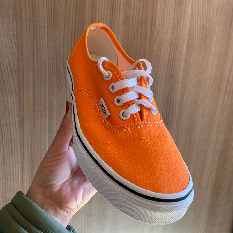 Vans hotsell authentic laranja