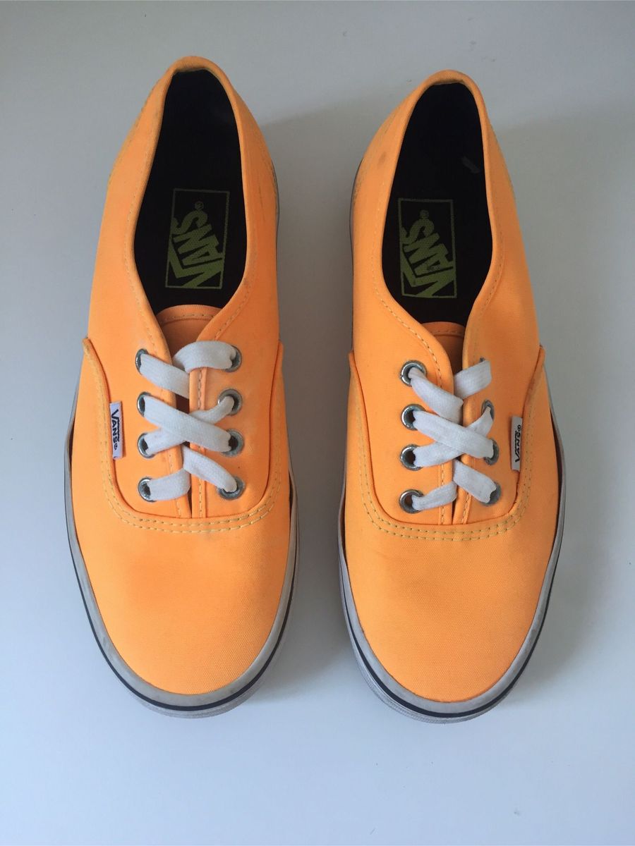 vans authentic laranja