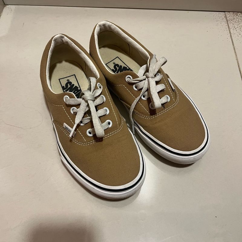 Vans Authentic Marrom Claro Bege Nude Vans Usado 98248090