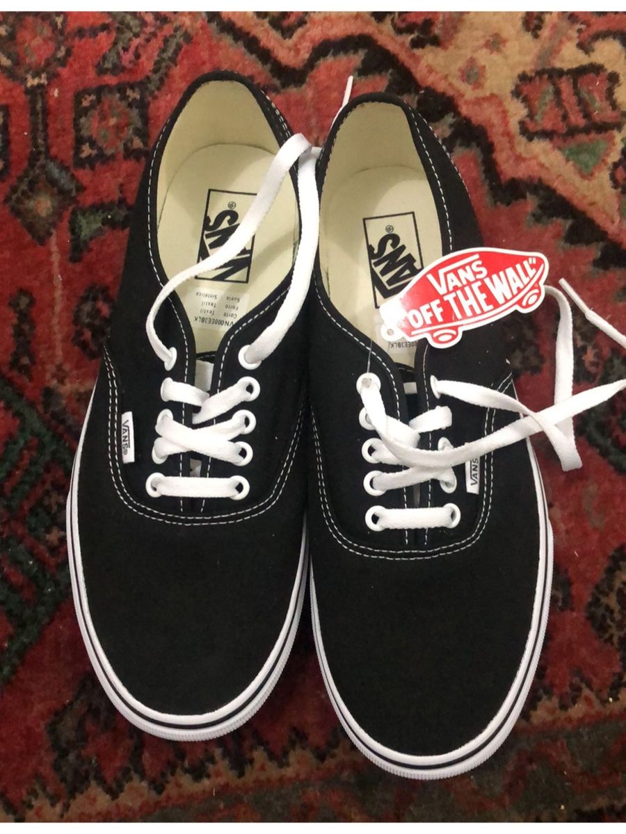 vans classic authentic preto