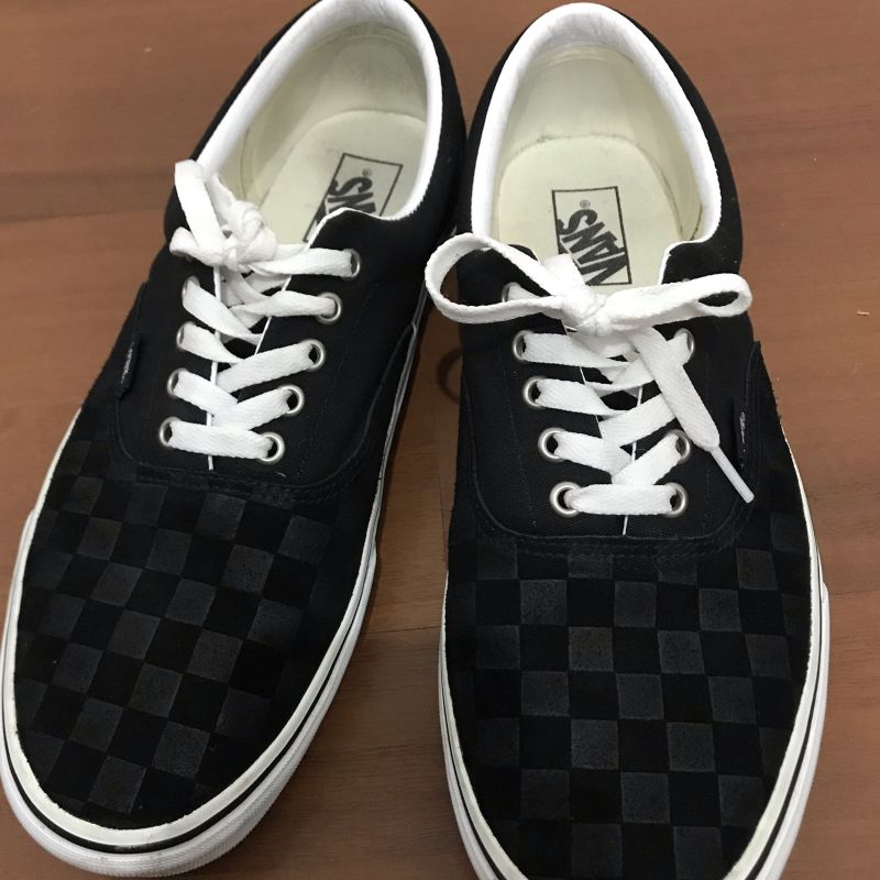 Vans Authentic Preto Xadrez Tênis Masculino Vans Usado 60879813 enjoei